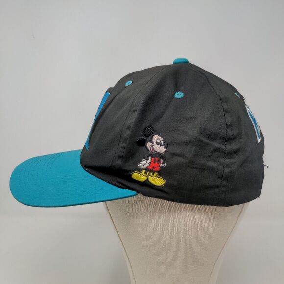 Mickey Unlimited Men's Snapback Hat Blue Black Adjustable Embroidered Logo - Picture 5 of 10